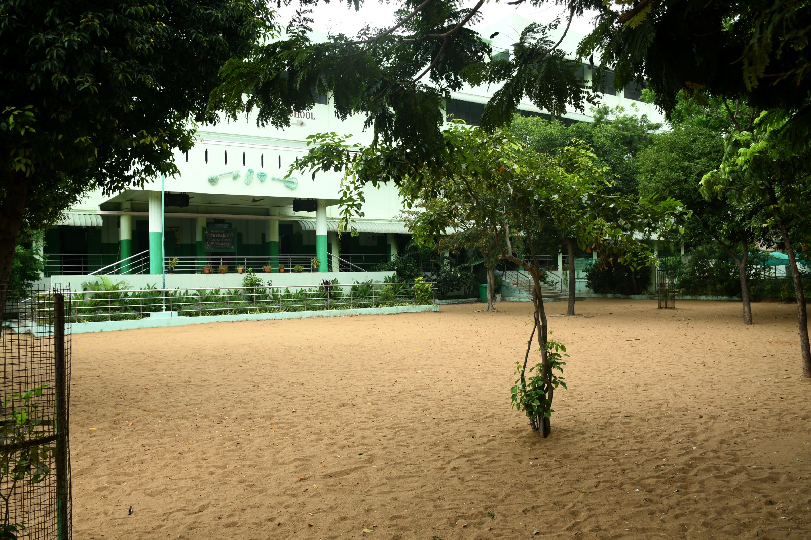 Green campus and play area
